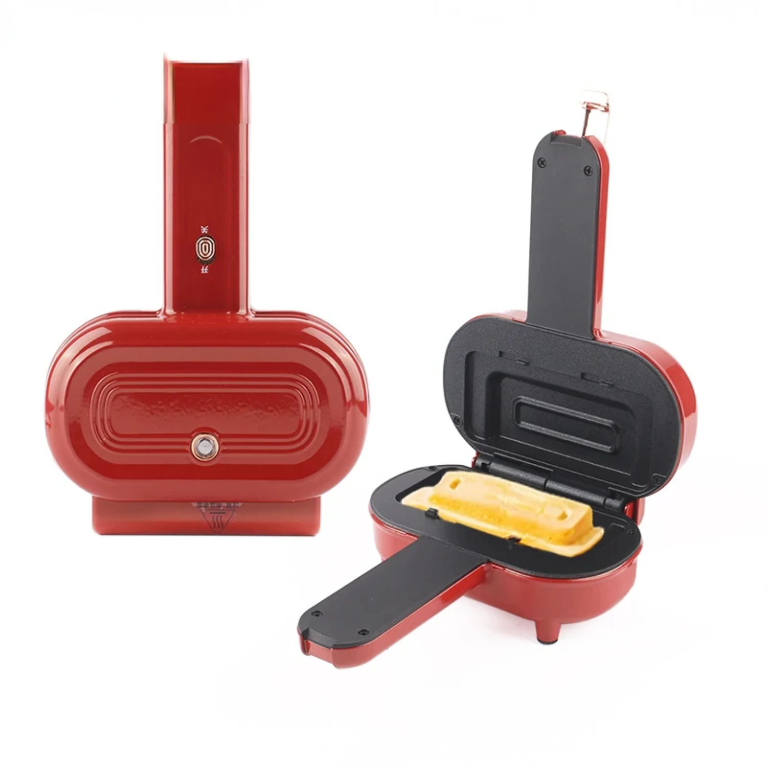 Double-Sided Press Sandwich Machine Frying Baking Pan Mini Cheese Grill Breakfast Maker Bread Hot Dog Toaster Oven