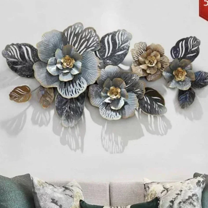 Wall Hanging Home Decoration Sofa Background Wall Iron Metal Hollow Wall Decoration 2