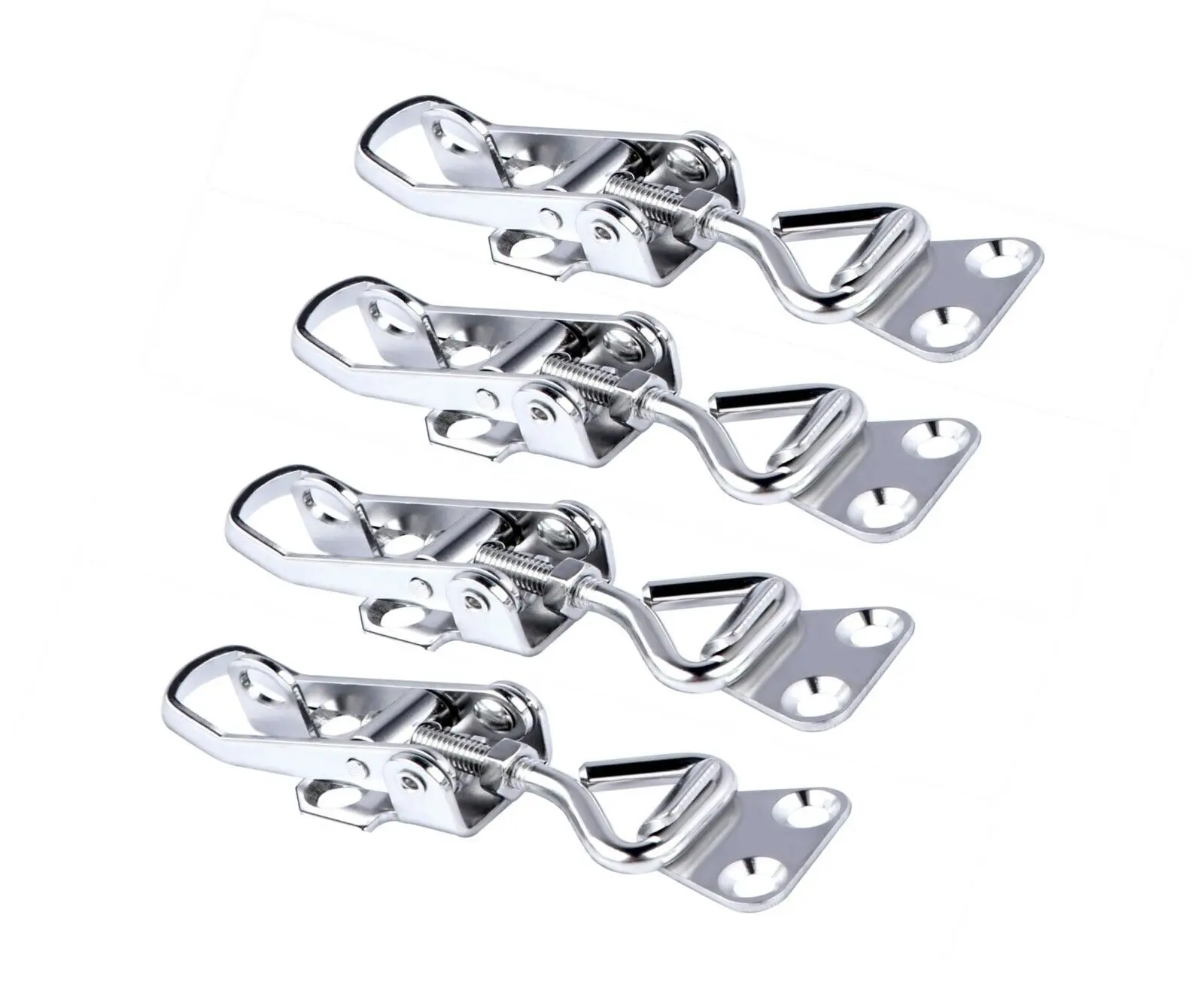 Boat Accessories 4 Pieces Cabinet Boxes Lever Handle Toggle Catch Latch Lock Clamp Hasp 26.5X75 mm люстра потолочная стивен e27 5x75 вт