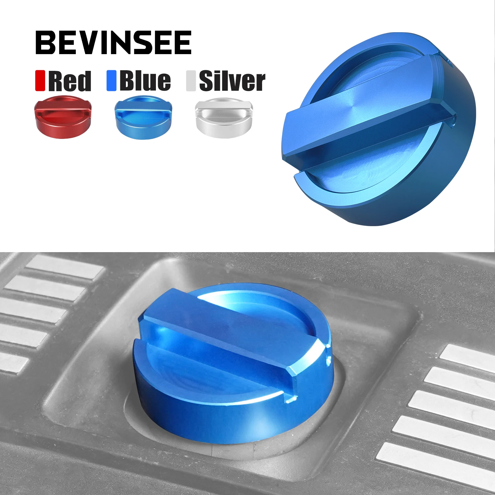BEVINSEE Engine Oil Filler Neck Sealing Cap For BMW E90 E91 E92 E93 E36 E39 E46 E60 E81 E87 F20 F30 X1 E84 X3 X5 Z3 Z4 E85 E86 oil filler cap
