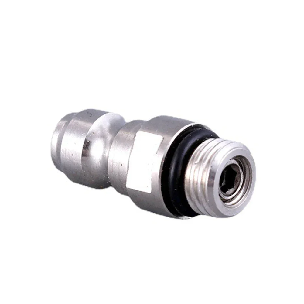 8mm M8x1 Universal Male Thread Stainless Steel Quick-Disconnect Plug Adapter Convert 8mm Female Connectors To M8 Male Threads