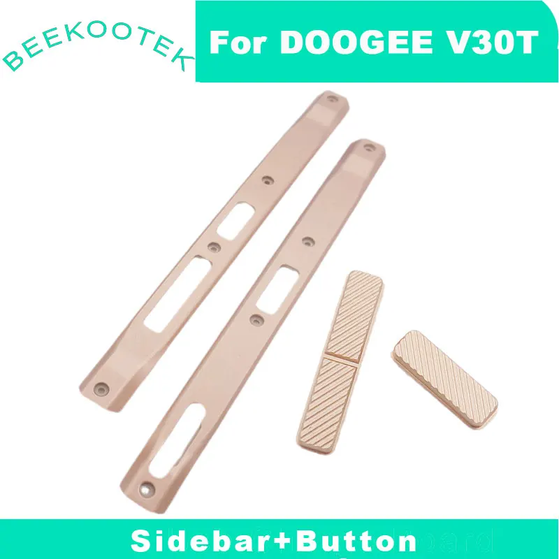 

New Original Housing A Front shell Left Right Decorative Parts Middle Frame Volume Button Custom Key For DOOGEE V30T Smart Phone