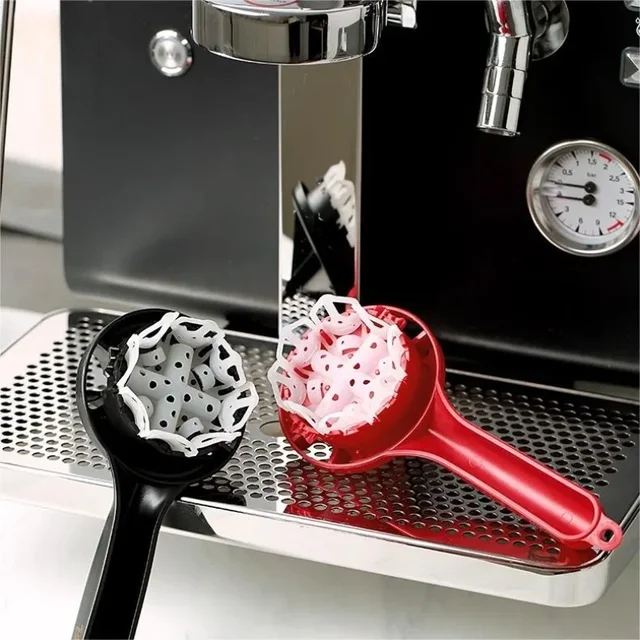 1PC 58MM Semi-automatic Silicone Cleaning Brush Coffee Machine Brush Silicone Cleaning Head Coffee Machine Cleaning Brush