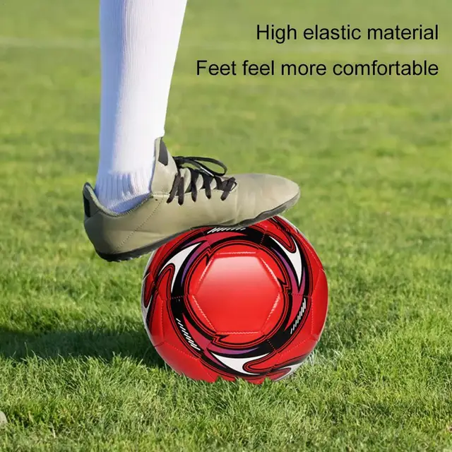 Standard Size 5 Soccer Ball Leakproof Campus Football Wear Resistant New Rubber Soccer Ball Elastic PU Leather Football