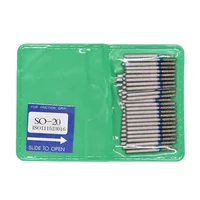 50pcs/bag Dental High Speed Burs High Speed Handpiece Turbine Diamond Burs Diamond Polishing Tooth Preparation Dentist Material