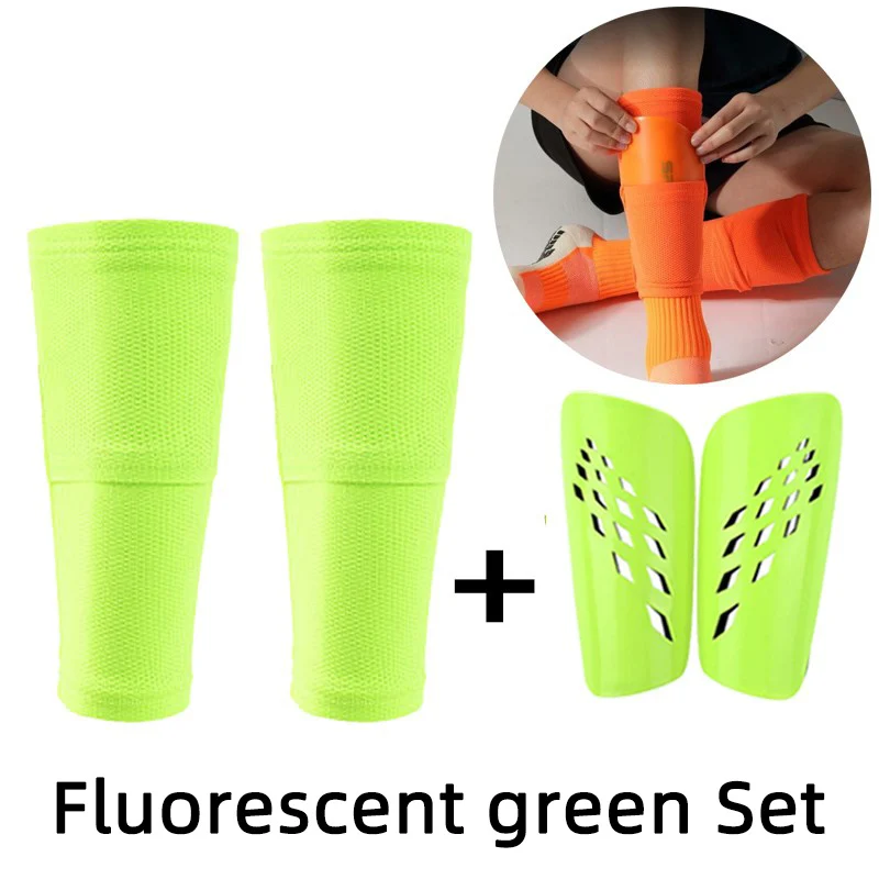 All-in-One Soccer Shin Guard Socks with Protective Leg Sleeves