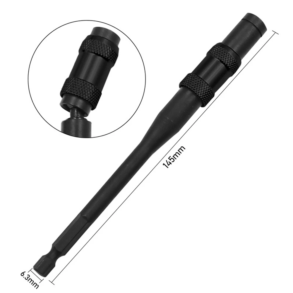 

1/4Inch Extension Rod 1/4Inch Hex Shank Extension Rod Hex Magnetic Ring Magnetic Screw Drill Quick Change Holder