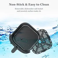 1250W Oil Free Air Fryer Oven LED Touch Panel Air Fryer Air Fryer Toaster Oven Combo with Presets Roast, Bake, Broil and Air Fry 4