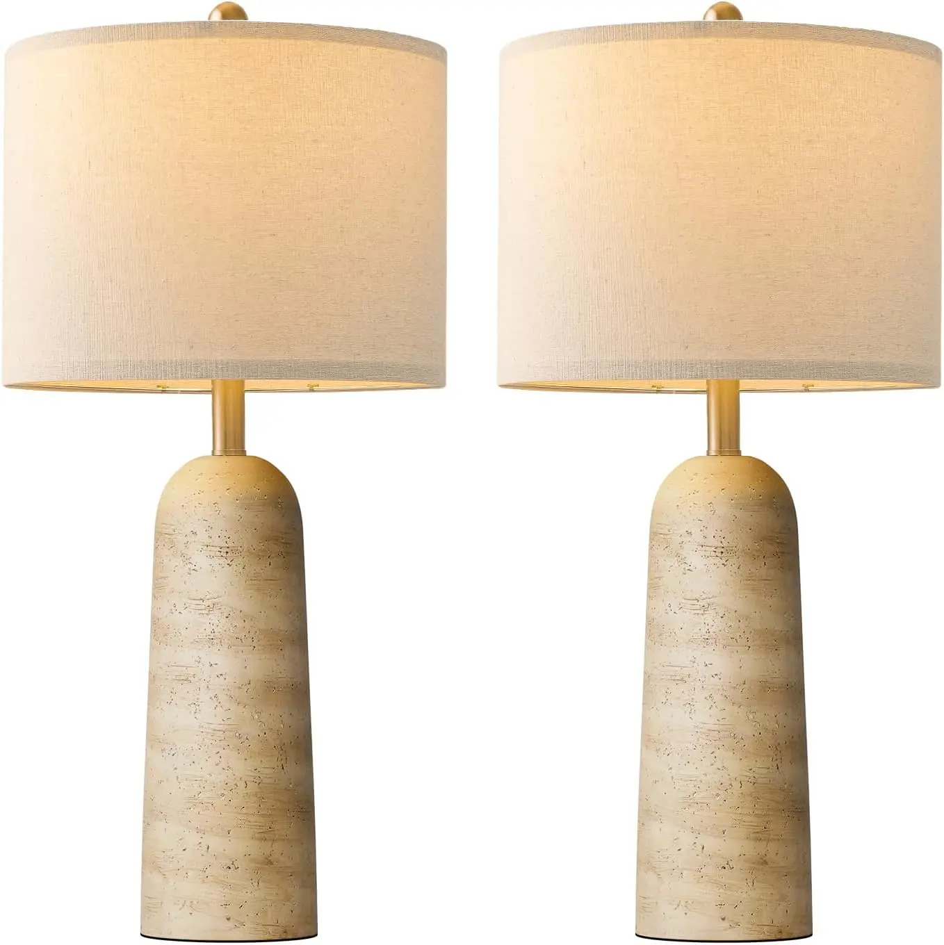 Travertine-inspired lamp image 2