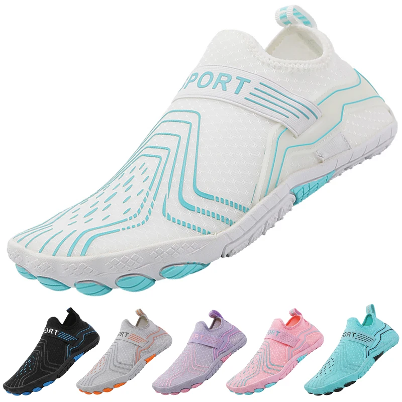 

Comfort Breathable Unisex Swimming Water Shoes Non-Slip Sneakers Men Women Diving Beach Shoes Wading Barefoot Shoes Aqua Shoes