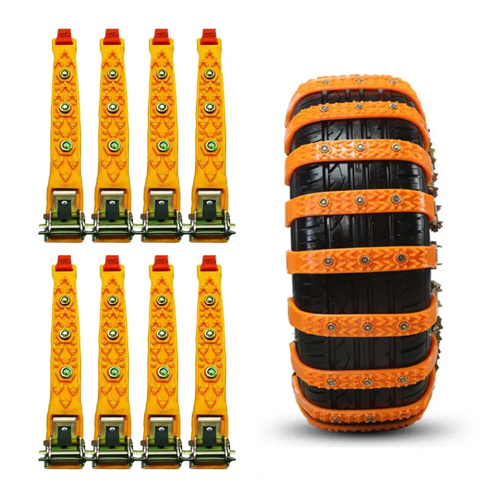 Frost-resistant Anti-skid Strap Universal Anti-slip Tire Snow Chains for Suvs Trucks Pickups Emergency for Rain Winter