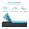 Outdoor Patio Chaise Lounge Chair, with Elegant Reclining Adjustable Backrest, Easy To Assemble, Pool Recliners 3