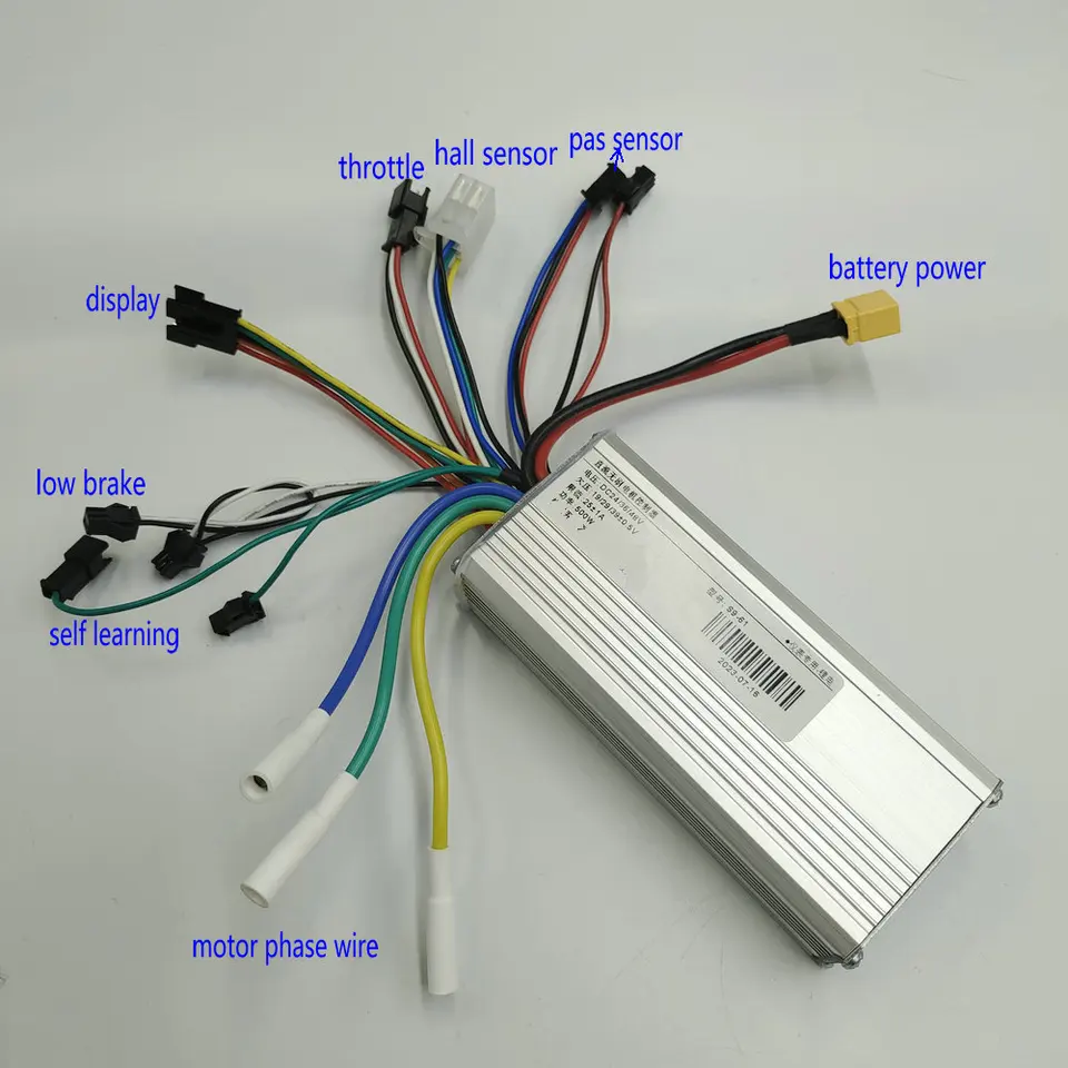 BLDC Controller S9-61 24v36v48v 500W 25A 9Mosfet+LCD DISPLAY