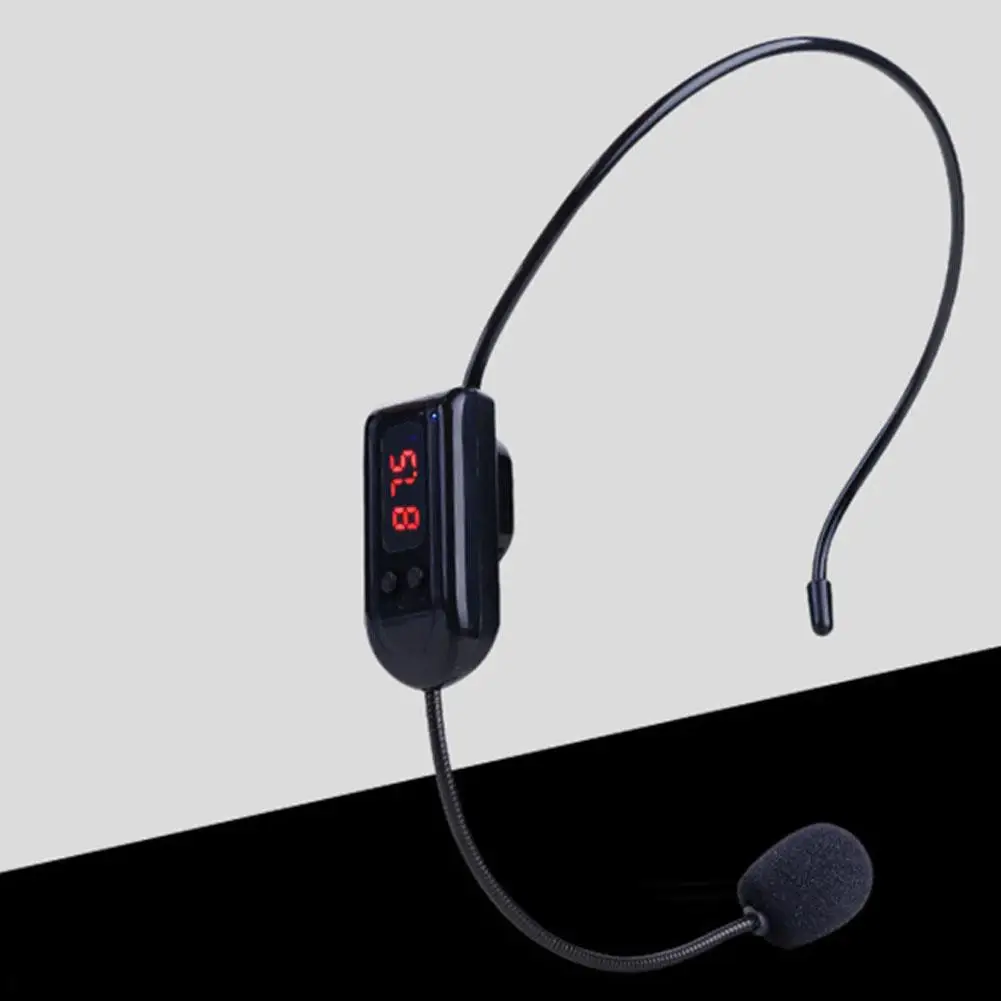 FM Wireless Microphone Headset Megaphone Radio Mic for Loudspeaker 87.0 Mhz to 108Mhz For Teaching Tour Guide Lectures Meeting