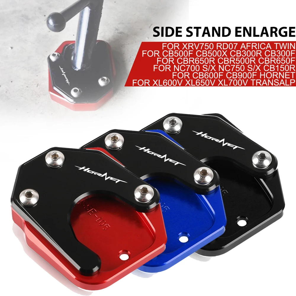 

For Honda CB600F CB900F HORNET CB 600 900 F Hornet CB600 Motorcycle Kickstand Side Stand Enlarger Support Foot Plate Extension