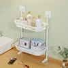 Wall Mounted Storage Rack Toilet Multi Purpose Organizer Moisture-Proof Portable Shelves Simplicity Multi-Storey Organizer Shelf 3