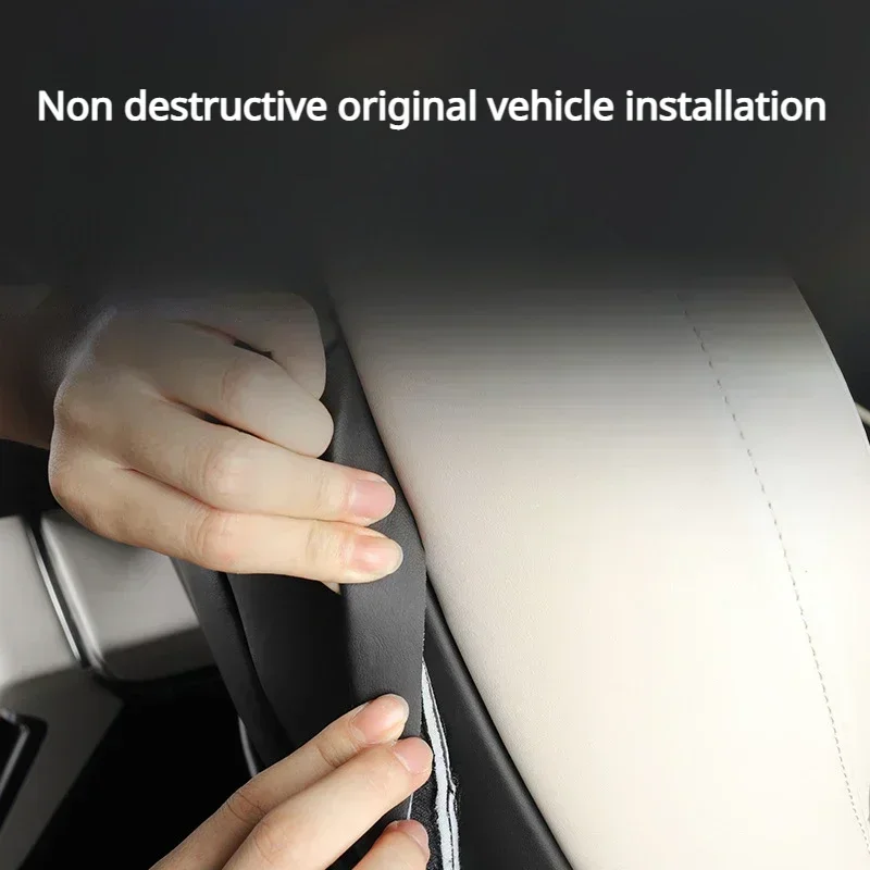 Car Seatback Protector For Tesla Model X S-Seat Back Protective Child Anti-Kick Mats Black Leather Interior Accessorie