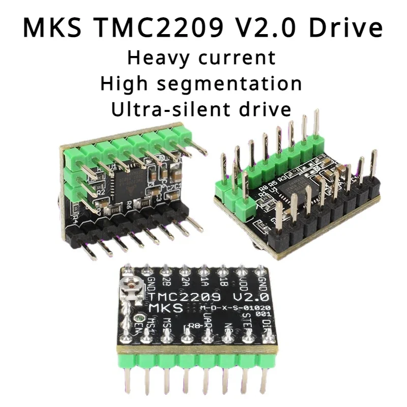 TMC2209 V2.0 Stepper Motor Driver StepStick 2.5A UART Ultra Silent for SKR V1.3/1.4 Ender 3 Control Board 3D Printer Parts