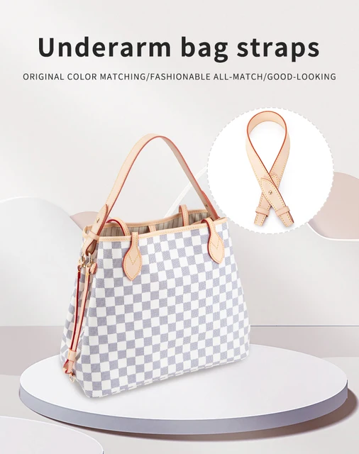 WUTA Bag Strap For LV Neverfull Handle Straps Handbag Crossbody Underarm  Short Shoulder Belts Geunnie Leather Bag Accessories - AliExpress