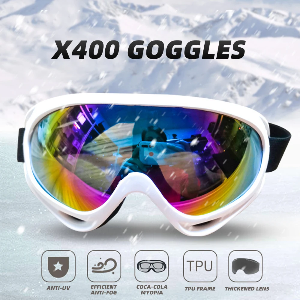 Anti-Glare UV Protective Motorcycle & Sports Goggles