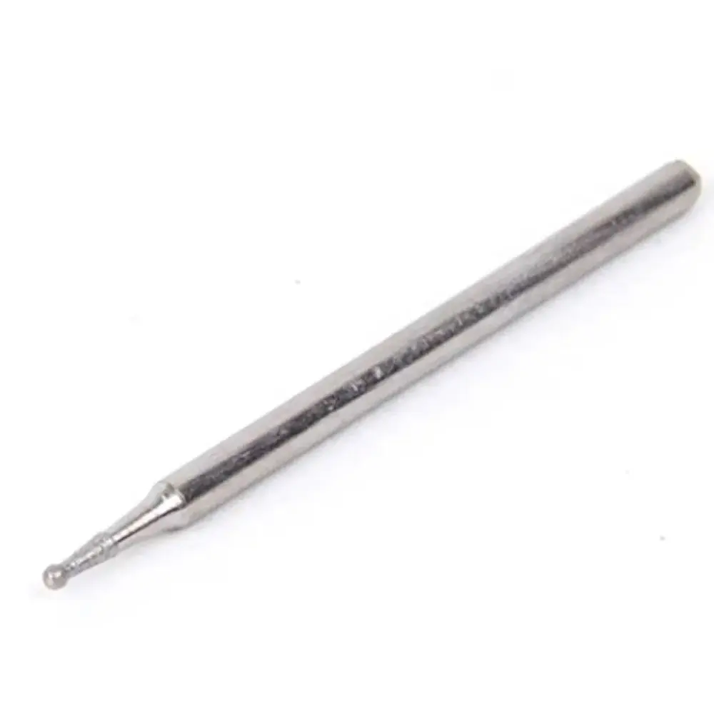 5Pcs Diamond Round Burring Sanding Drill Bit Grinding Head 2.35mm Shank Carve Precision Carving Tool