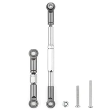 

Aluminum Alloy Steering Rod Replacement for WPL 1/16 Military Truck RC Car Accessories Color Red Black Titanium