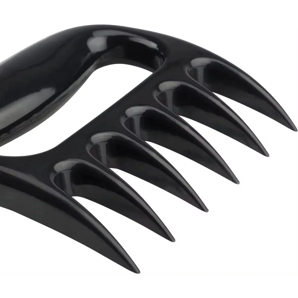 Meat for Pulled Pork, Shredder Claws Set of 2, Barbecue Claws, Meat Shredder, Bear Claws for Tender Meat, Black