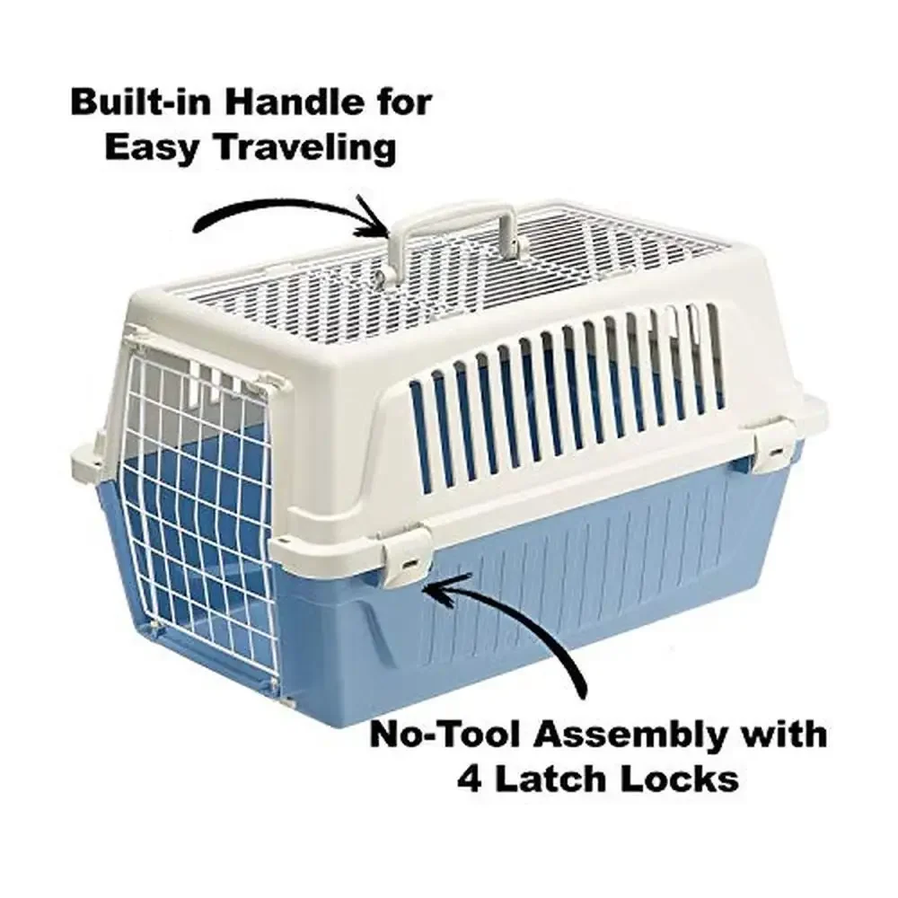 Small Dogs & Cats 2-Door Top Load Design Easy Assembly & Cleaning XS Breeds 22"x14.5"x12.6" Travel Home