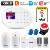KERUI Alarm System For Home Burglar Security 433MHz WiFi GSM Alarm Wireless Tuya Smart House App Control Motion Detector Sensor 1