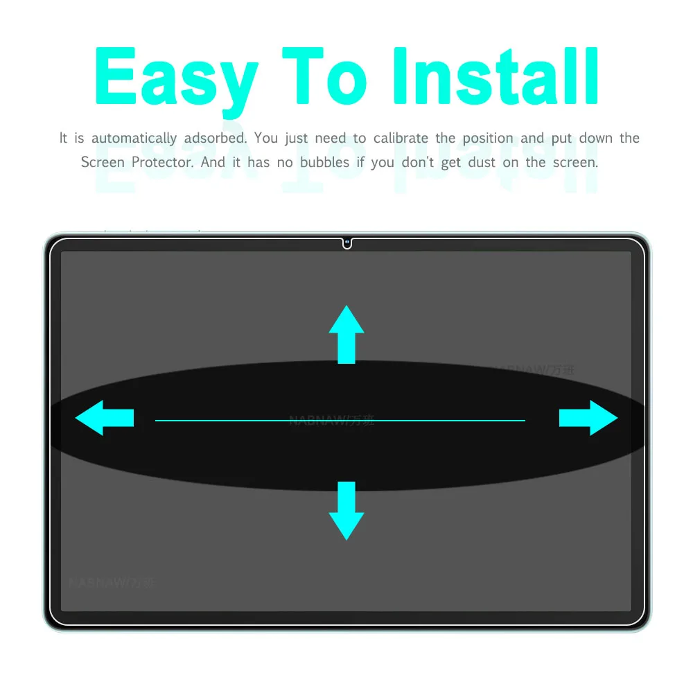 2 Pieces HD Scratch Proof Screen Protector Tempered Glass For Oukitel OT9 Smart Tablet 11" Hard Protective Film Free Bubble 4