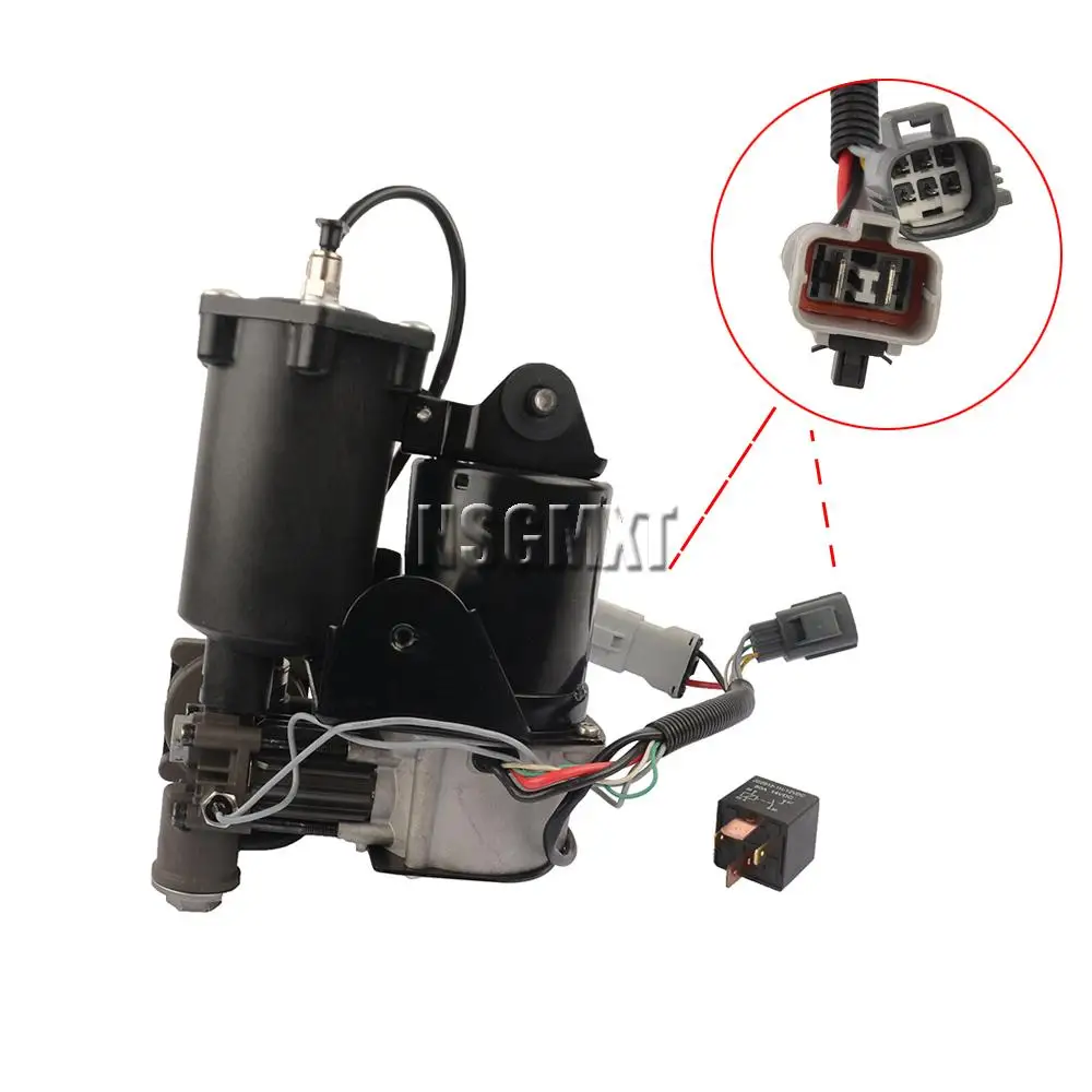 Air Suspension Compressor Pump+Relay For Sport LR3 LR4 LR023964 