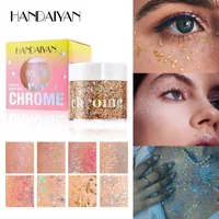 Fine Shimmer Gel Chameleon Sequin Eyeshadow Highgloss Glitter Nail Hair Body Face Multifunction Makeup Decoration Party Festival 2