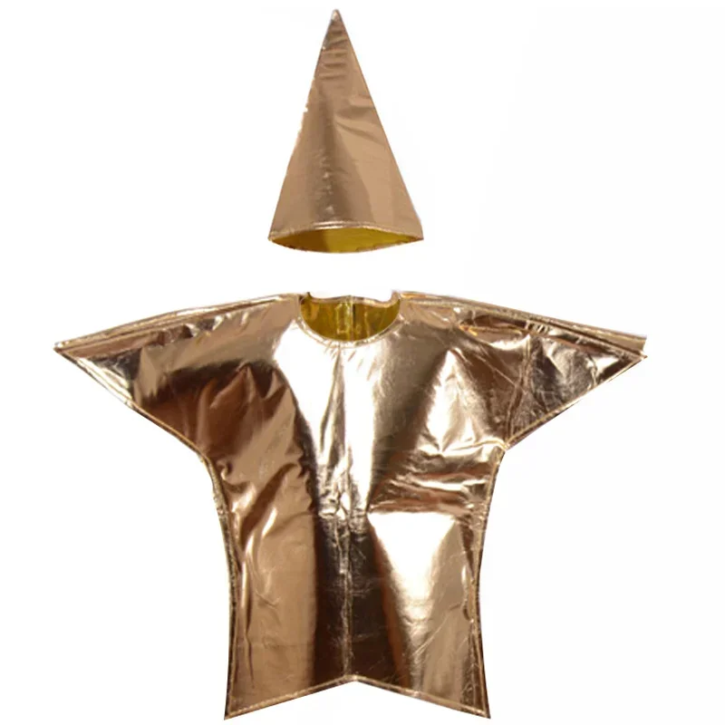 Adult or Child Gold Star Costume Fancy Dress Five Point Star Outfit for  Boys Girls Nativity Christmas Party Costume for Kids - AliExpress 200000532