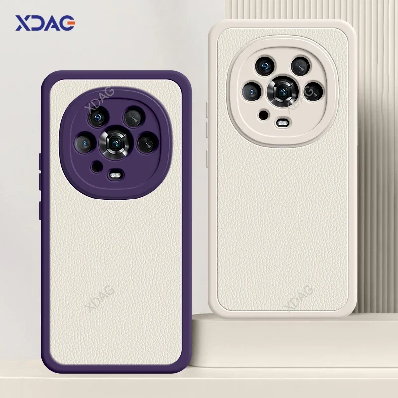 Custodia Per Telefono In Pelle Di Agnello Per Honor Magic4 Magic 4 Ultimate Pro Lite 4 Ultimate 4Pro 5G Custodia Protettiva Per Lenti Morbide