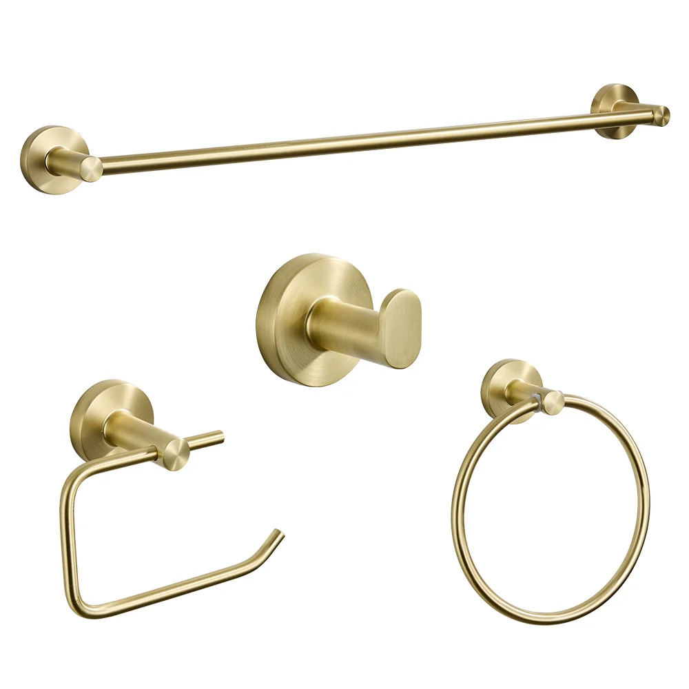 Wall Mount Shelf Toilet Bath Hardware Paper Holder Towel Bar Rack Robe Hook Hanger Bathroom Storage Accessories