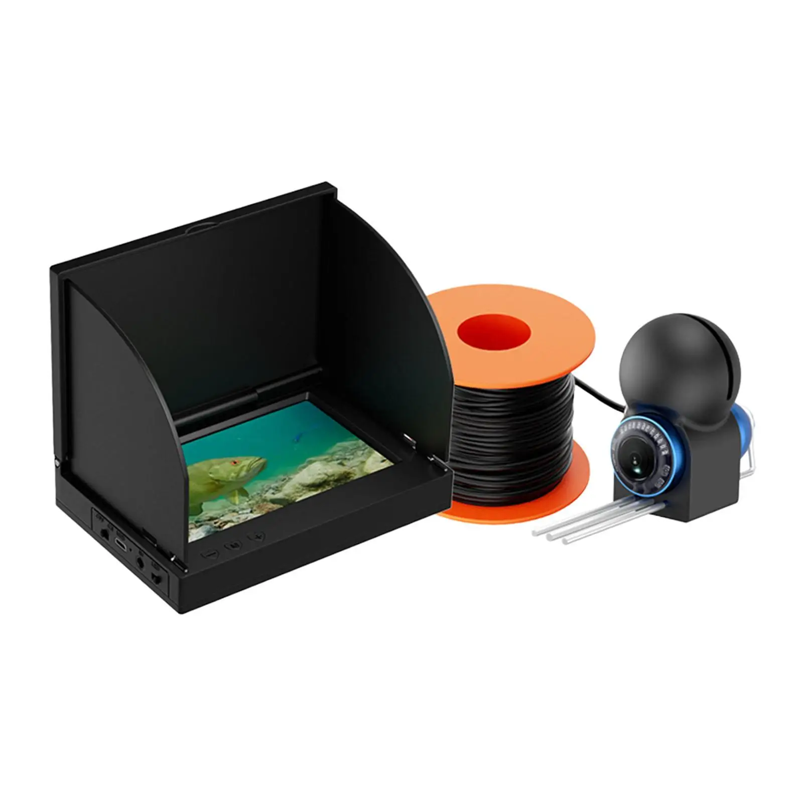 수중 낚시 카메라 휴대용 케이블 낚시 장비 얼음 낚시 보트용 어군탐지기 개방수역 스포츠용