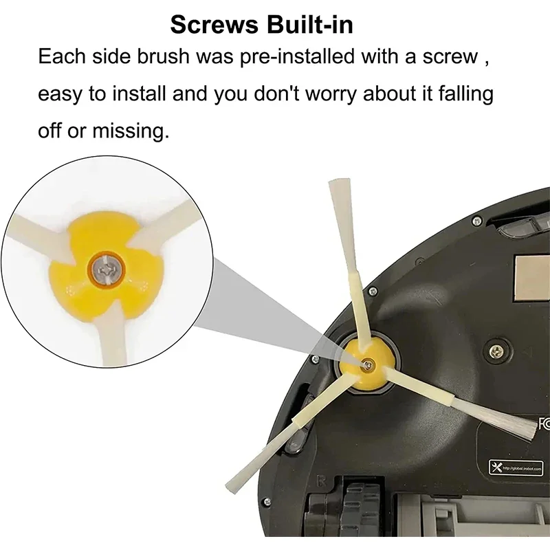 Advanced Vacuum Cleaner Replacement Kit with HEPA Filter and Main Side Brush