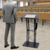 Curved Podium Suitable for Schools Conference Rooms Stages Churches Classrooms and Various Other Places Indoor Furniture 3