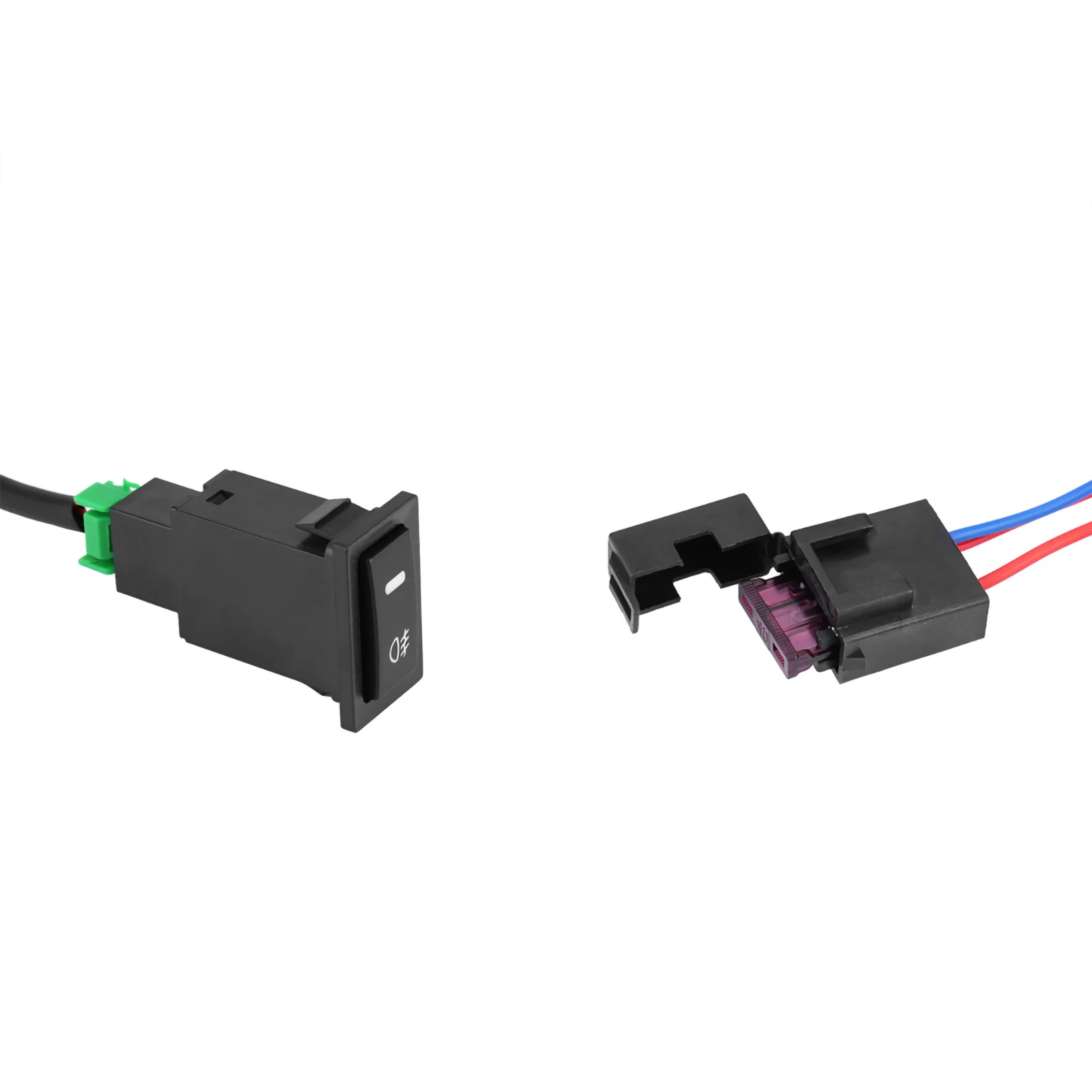 12V Universal Car LED Fog Light On/Off Switch Wiring Harness Relay Kit Fog Light Switch Wiring Kit LED Switch Wiring Relay