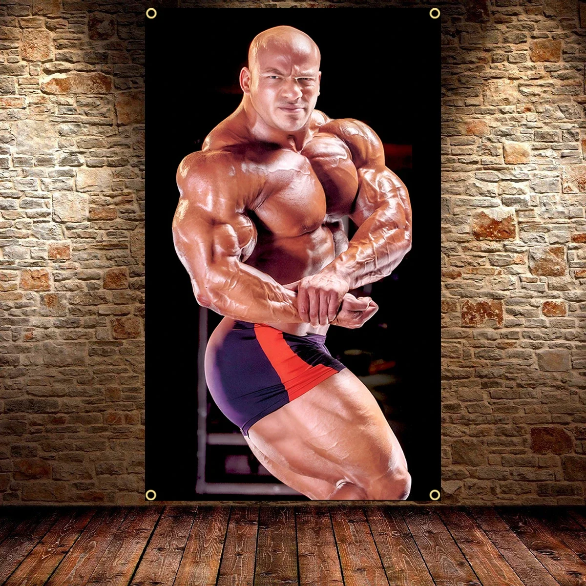 90X150CM 3x5Ft Bodybuilding GYM Flag Exercise Fitness Poster Sport Outdoor Club Printing Banner Brass Grommet
