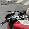New Motorcycle For Ducati Panigale V2 2020-2023 PANIGALE V4 2019-2022 Rearview Mirrors with LED Rotating Adjustable Wing Mirrors 2