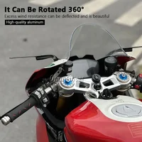 New Motorcycle For Ducati Panigale V2 2020-2023 PANIGALE V4 2019-2022 Rearview Mirrors with LED Rotating Adjustable Wing Mirrors 2
