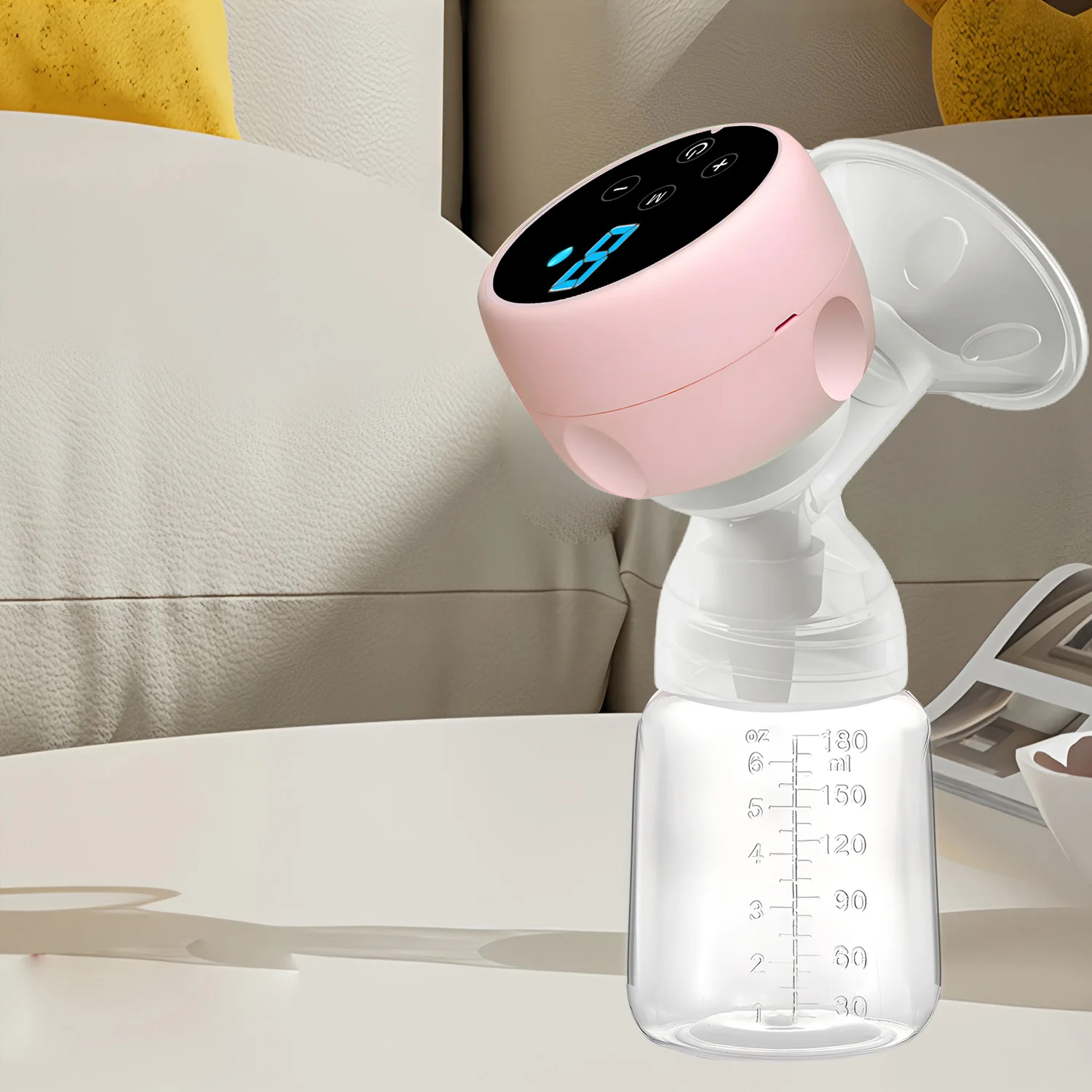 Electric Breast Pump Portable Painless Silent Integrated Suction_voghion.com