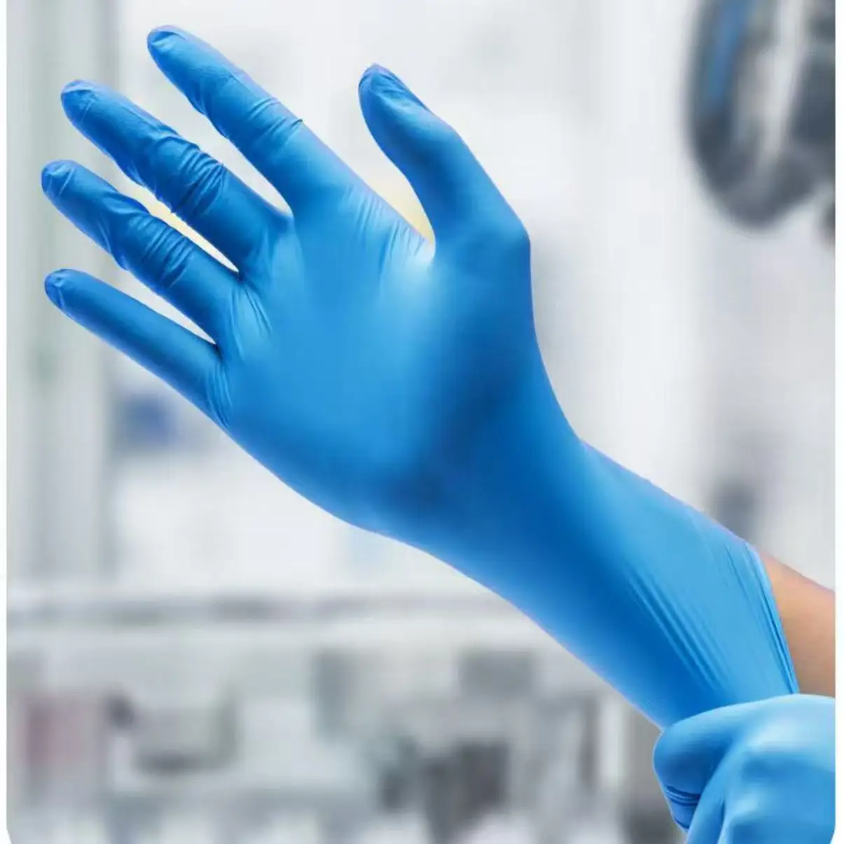Gants Nitrile Jetables Lot 50/100 pièces ST-S/M/L/XL