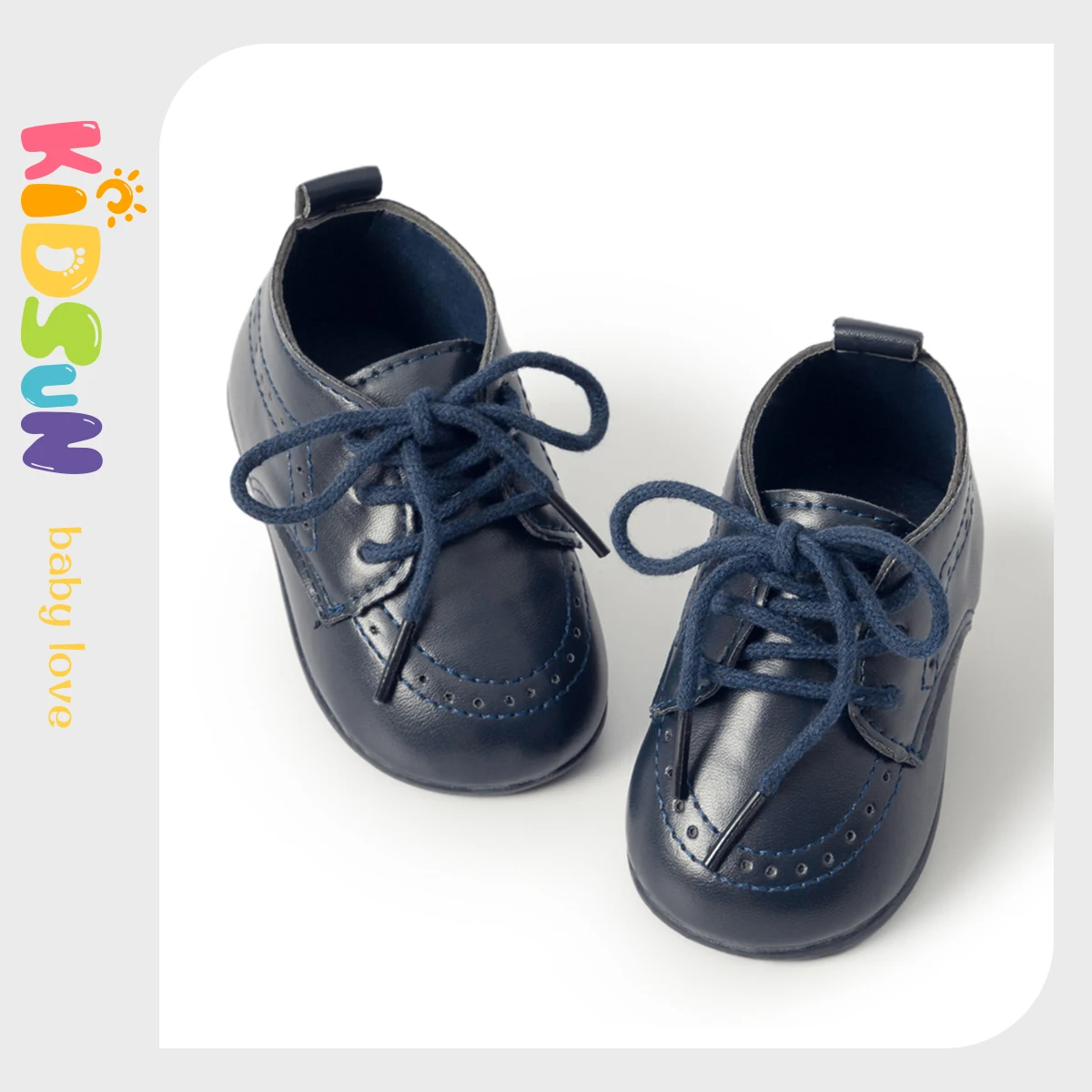 Klassische Schnürschuhe Babys chuhe Frühling Jungen und Mädchen britischen Stil Babys chuhe mehrfarbige Baby Gummis ohlen rutsch feste Wanderschuhe – Detail 11