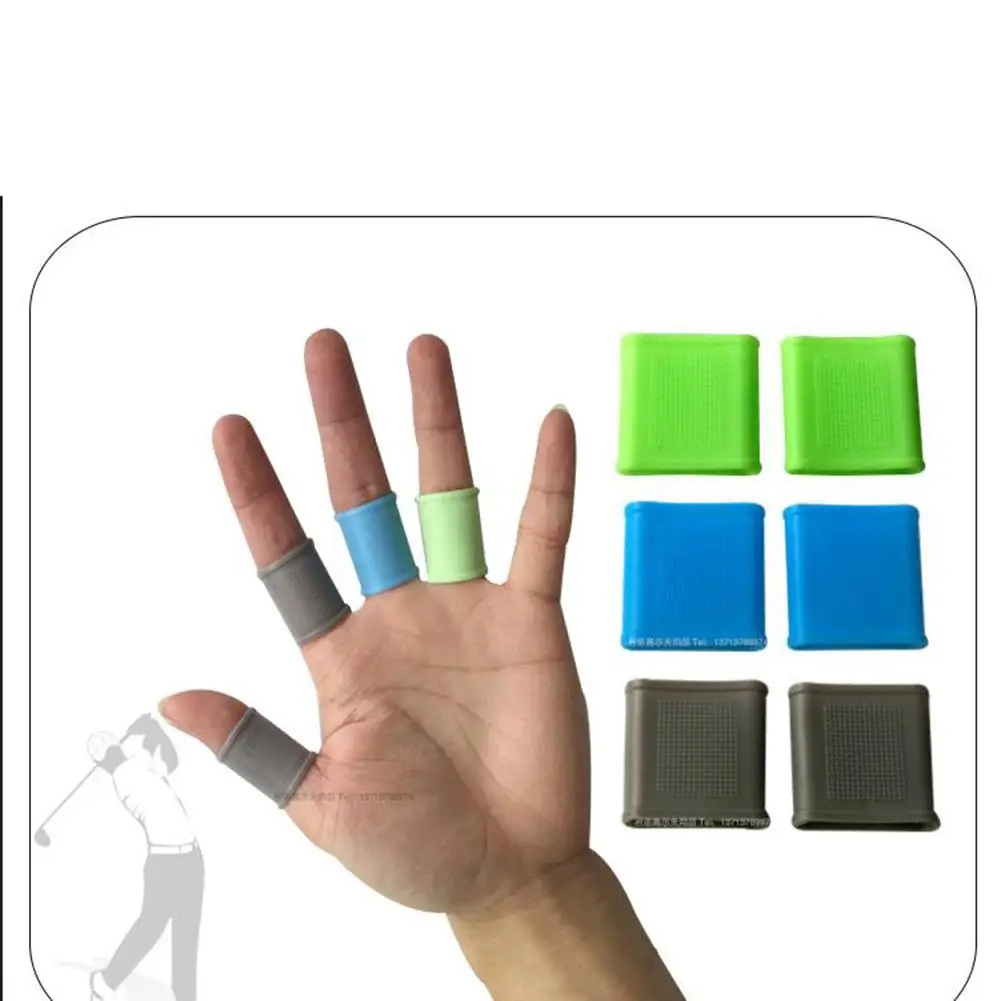 

Golf Silicone Finger Sleeve Golf Finger Toe Support Sleeve Protector Grip Multi Color For Men Dropship