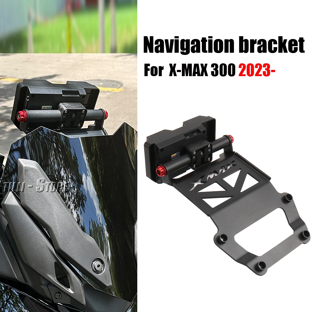 

Передний держатель для телефона мотоцикла, 22 мм, кронштейн для GPS-навигации, подставка для Yamaha X-MAX 300 XMAX 300 XMAX300 2023