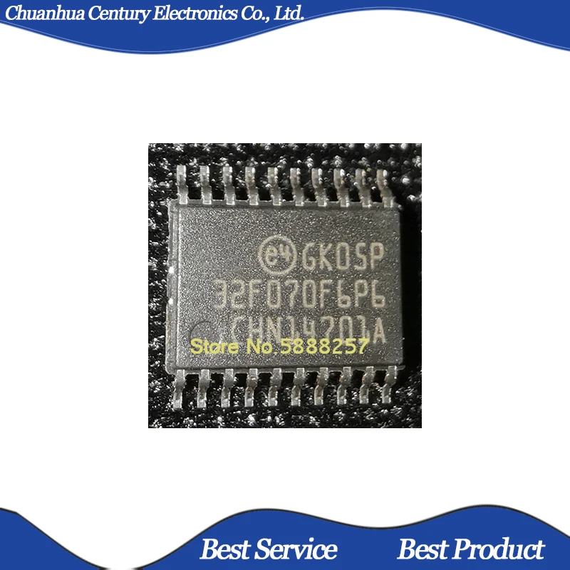 

10 Pcs/Lot STM32F070F6P6TR TSSOP20 Original and New In Stock