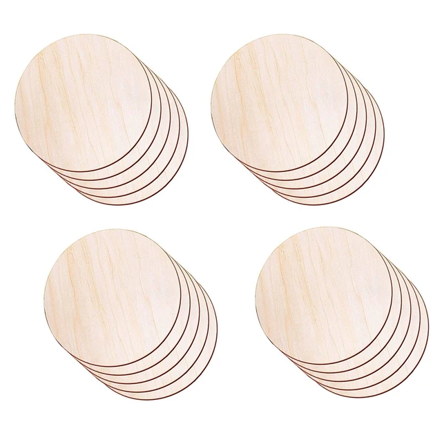 Round Wood Discs For Crafts,20 Pack 14 Inch Wood Circles Unfinished Wood  Wood Plaque For Crafts,Door Hanger,Door Design - AliExpress