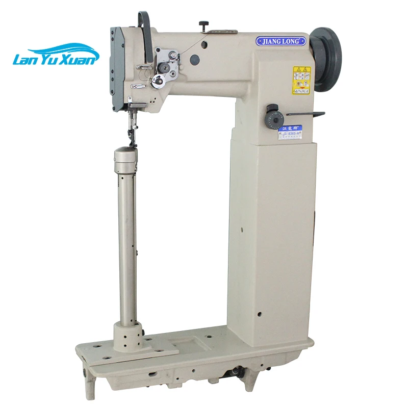 

8365 maquina de coser Толстая Высокая Колонка кожаная стойка композитная Тройная кормовая шагающая ножка электрическая Промышленная швейная машина